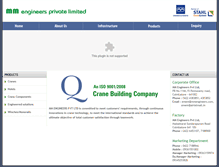 Tablet Screenshot of mmengineers.com